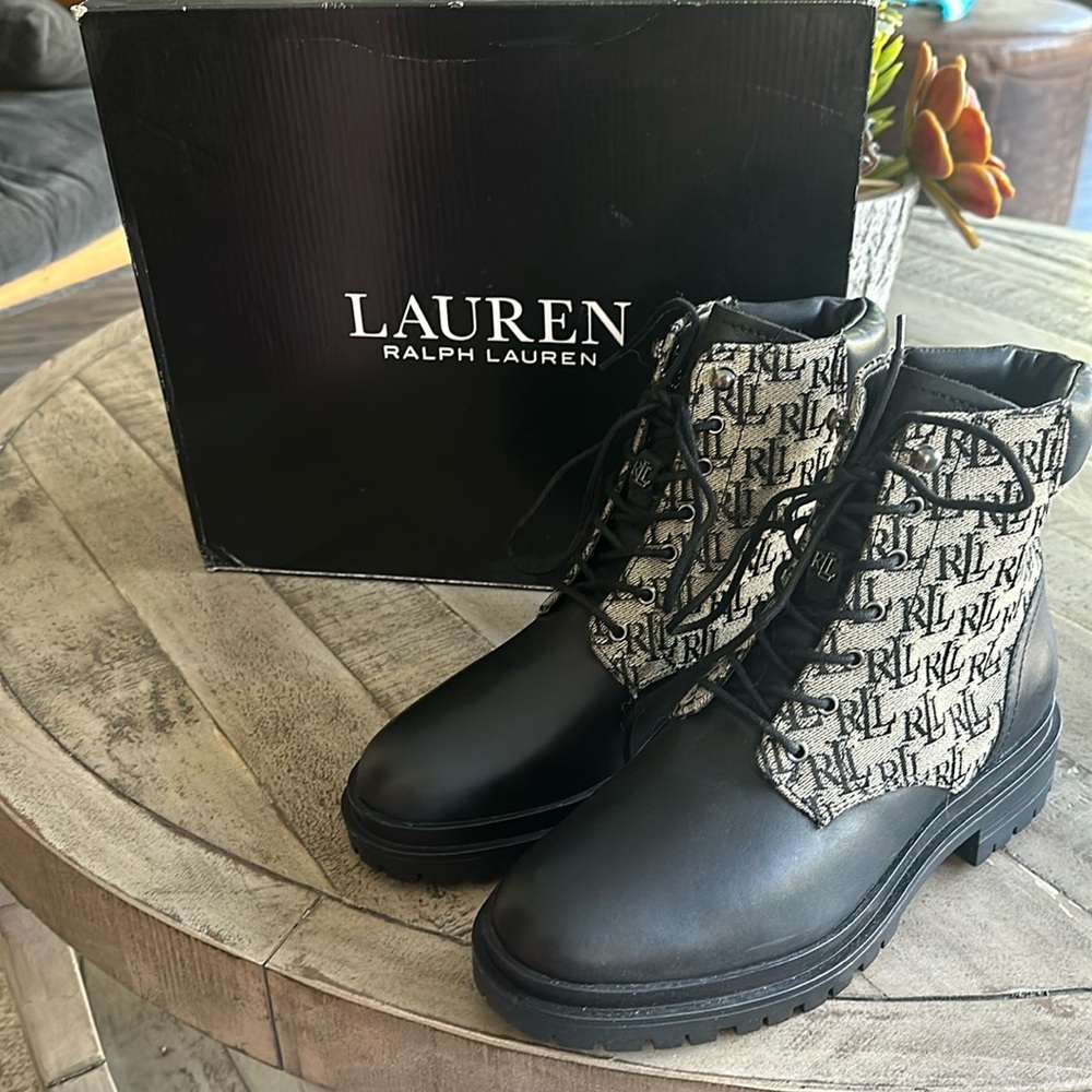 Ralph Lauren Women’s Carlee Leather Boots